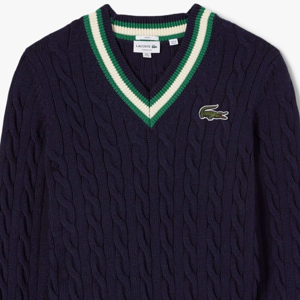 Lacoste striped sweater